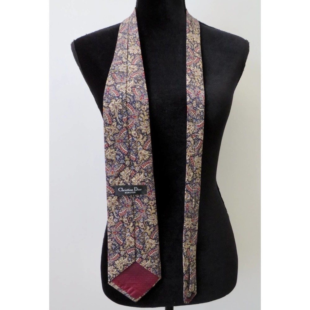 Vintage Christian Dior Monsieur Tie - Picture 4 of 5